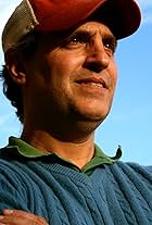Person with baseball hat on