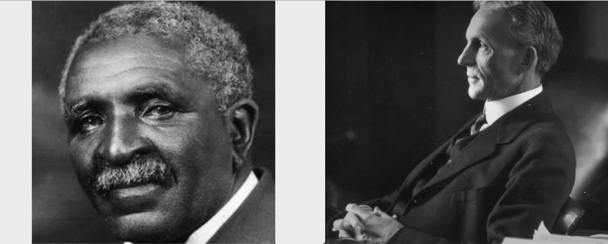 George Washington Carver and Henry Ford